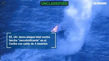 EE. UU. lanza ataque letal contra lancha “narcotraficante” en el Caribe con saldo de 4 muertos