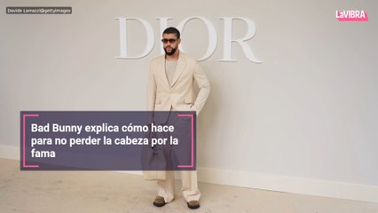 Bad Bunny explica cómo hace para no perder la cabeza por la fama