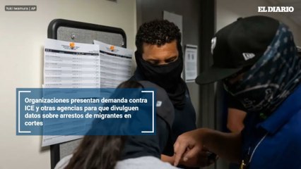 Organizaciones presentan demanda contra ICE y otras agencias para que divulguen datos sobre arrestos de migrantes en cortes