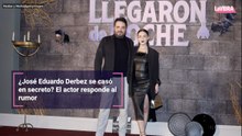 ¿José Eduardo Derbez se casó en secreto? El actor responde al rumor