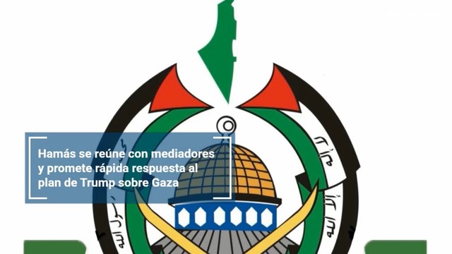 Hamás se reúne con mediadores y promete rápida respuesta al plan de Trump sobre Gaza