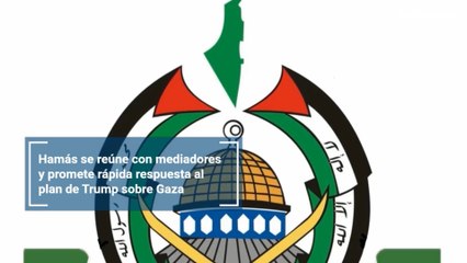 Hamás se reúne con mediadores y promete rápida respuesta al plan de Trump sobre Gaza