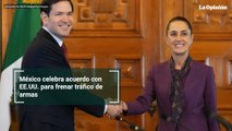 México celebra acuerdo con EE.UU. para frenar tráfico de armas