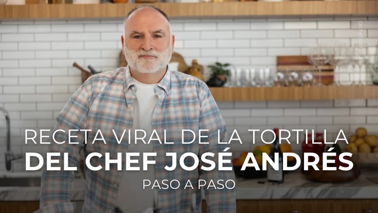 Receta viral de la tortilla del Chef José Andrés paso a paso