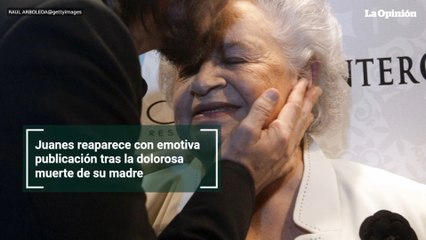Juanes reaparece con emotiva publicación tras la dolorosa muerte de su madre
