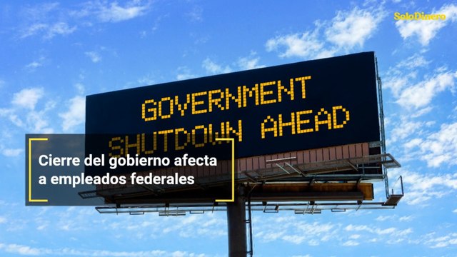 Cierre del gobierno afecta a empleados federales