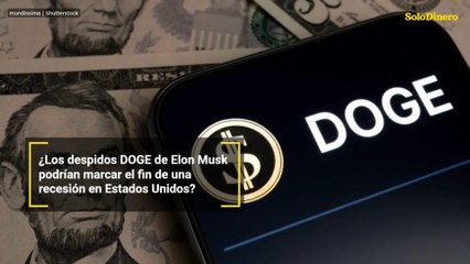 ¿Los despidos DOGE de Elon Musk podrían marcar el fin de una recesión en Estados Unidos?