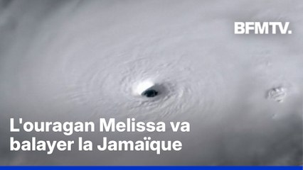 Les images impressionnantes de l'ouragan Melissa vu du ciel