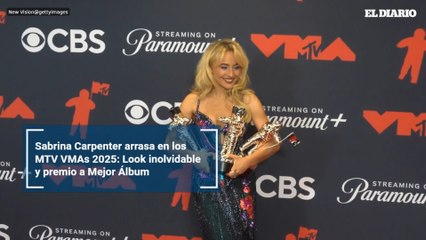 Sabrina Carpenter arrasa en los MTV VMAs 2025: Look inolvidable y premio a Mejor Álbum