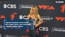 Sabrina Carpenter arrasa en los MTV VMAs 2025: Look inolvidable y premio a Mejor Álbum
