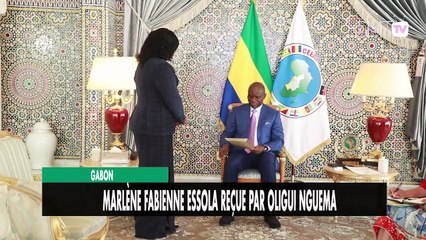 [#Reportage] Gabon : Marlène Fabienne Essola reçue par Oligui Nguema