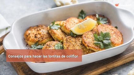 Consejos para hacer las tortitas de coliflor