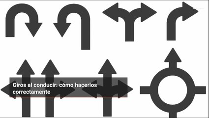 Giros al conducir: cómo hacerlos correctamente