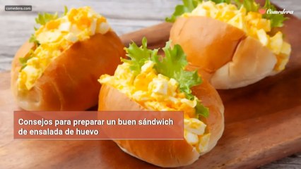 Consejos para preparar un buen sándwich de ensalada de huevo