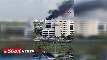 Pendik'te hastanede yangın