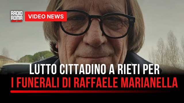 Lutto cittadino a Rieti per i funerali di Raffaele Marianella