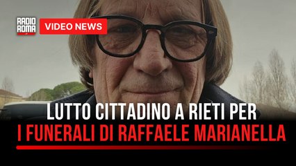 Lutto cittadino a Rieti per i funerali di Raffaele Marianella