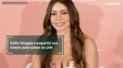 Sofía Vergara compartió sus trucos para cuidar su piel