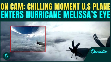Hurricane Mellisa MOST SHOCKING VIDEO: US Air Force Crew Flies Into The Eye Of Jamaica Hurricane