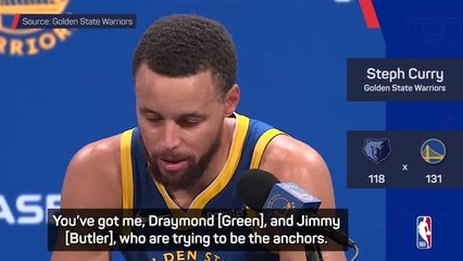 Steph Curry accepts he's 'old' with 'unc' remark