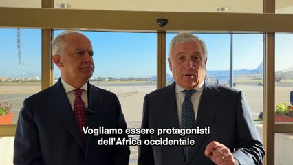 Tajani - In partenza per una missione strategica in Mauritania, Senegal e Niger. (28.10.25)