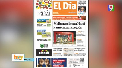 Titulares prensa dominicana martes 28 de octubre 2025 | Hoy Mismo