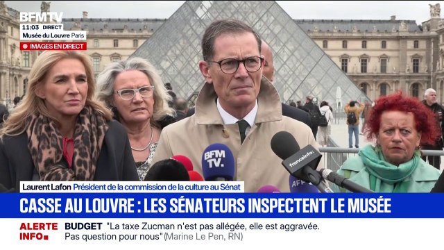 Louvre: Il y a de nombreuses améliorations à faire, la sécurité n'est pas conforme , déclare Laurent Lafon, président de la commission de la culture au Sénat