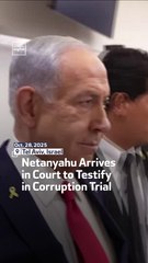 Netanyahu Arrives in Court to Testify in Corruption Trial