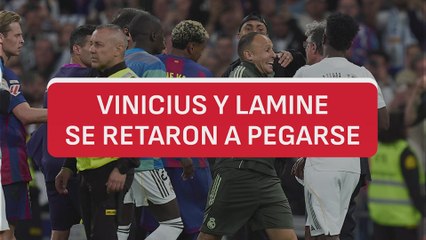 Movistar+ captó cómo Lamine y Vinicius se retaron a pegarse fuera