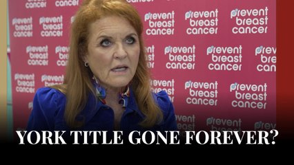 Sarah Ferguson shrugs off losing York title