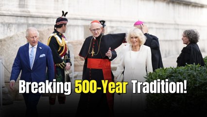 King Charles makes history