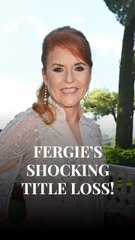 Sarah Ferguson shrugs off losing York title