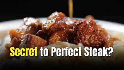 Garlic Butter Steak Bites with Lemon Zucchini Noodles