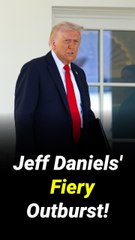 Jeff Daniels Blasts Donald Trump's 'Lack of Decency' After President Shares Bizarre AI Poop Video