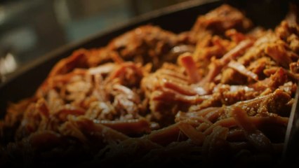 Pulled Pork Stuffed Sweet Potato