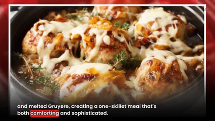 French Onion Chicken Meatballs