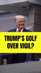 Trump Ignores Charlie Kirk Vigil and Works on His Golf Game Instead — Just Days After Right-wing Activist is Gunned Down in Front of Thousands