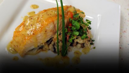 Maple Glazed Salmon w/ Coffee Rub