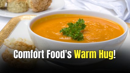 Roasted Carrot Sweet Potato Ginger Soup