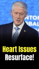 Frail Bill Clinton Leaves Hamptons With Defibrillator
