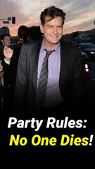 Charlie Sheen Shares Wild Party Rules Ahead of 60th Birthday