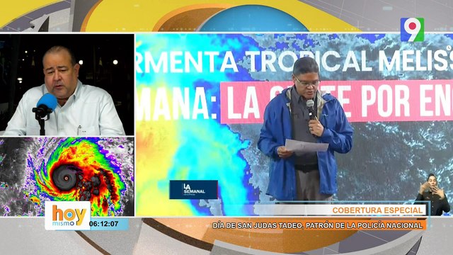 ¡Alerta! Los efectos que esta dejando la tormenta Melissa a su paso por RD | Hoy Mismo