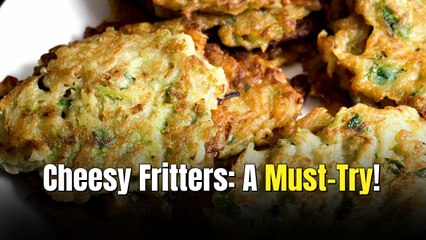 Cheesy Zucchini and Corn Fritters