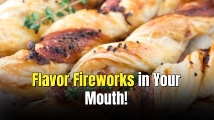 Bacon, Blue Cheese and Sweet Chilli Straws