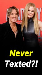 Nicole Kidman Revealed She and Keith Urban 'Never Texted' Each Other Before Shocking Divorce