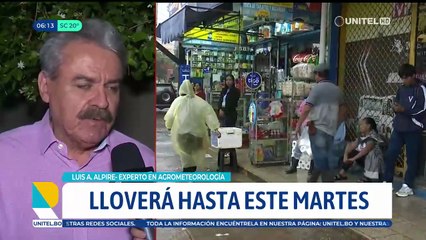 ​¿Hasta cuándo se quedan las lluvias en Santa Cruz?: Conozca al pronóstico del clima esta semana