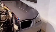Une voiture BMW coupé en deux pour révéler tous les détails Son ingénieur interne