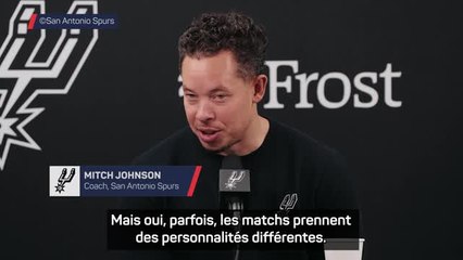 Spurs - Johnson revient sur le seul contre de Wembanyama