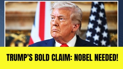 Trump: Not Winning Nobel Peace Prize Would be ‘Big Insult’