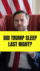 J.D. Vance Reveals Donald Trump's Bizarre Sleeping Patterns: 'He Doesn't Have an Off Switch'